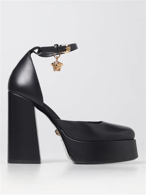 versus versace pumps|Versace high heel boots.